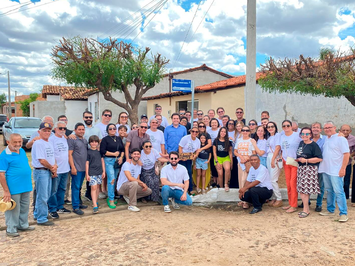 Sr. José Adauto Aragão Campelo é homenageado no Bairro Canto