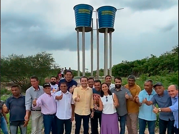 Palmeira de Cima recebe sistema de abastecimento de água