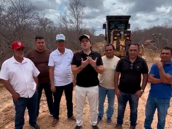 Estrada vicinal da região do Jenipapeiro