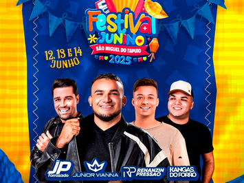 Grandes atrações para o Festival Junino